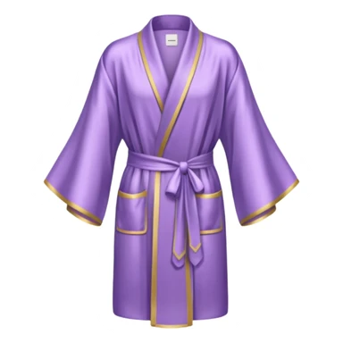 Light purple silk robe sticker