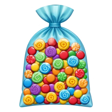 Holiday candies and candy bags sticker