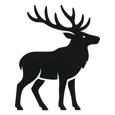 Elk icon sticker