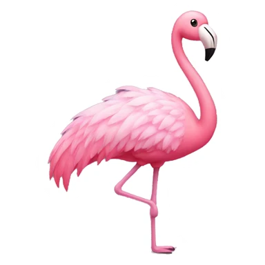 Flamingo wearing tutu sticker