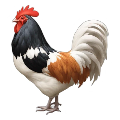 Coq sur poule sticker