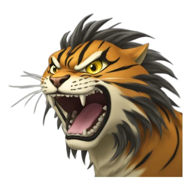 Tora on ushio no tora sticker
