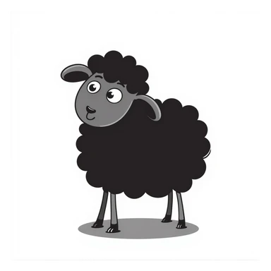 Sheep sticker