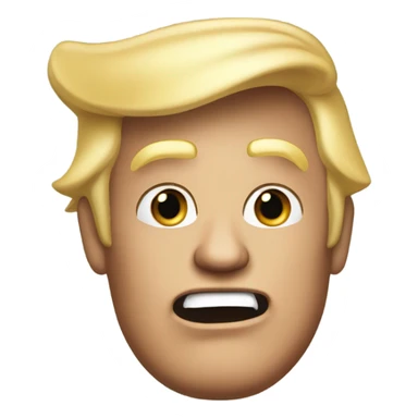 Cartoon Donald Trump  sticker