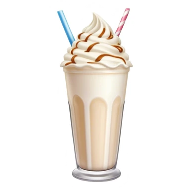 Milkshake with no whip cream sticker