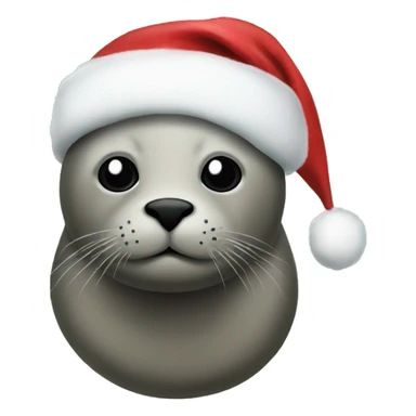 seal christmas  sticker