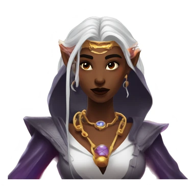 "Technomancy is the use of magic or mystical powers to control and manipulate technology” + "It's kind of like cyberpunk magic or how in some games, characters hack into systems using magic." 🖥️⚡🧙‍♂️ Make a ancient vampire technomancy goddess sticker