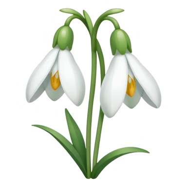 snowdrop emoji sticker