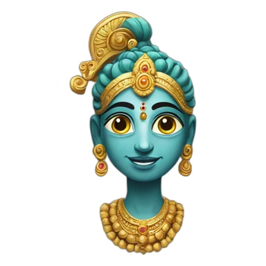 Shri Krishna's bhakt sticker