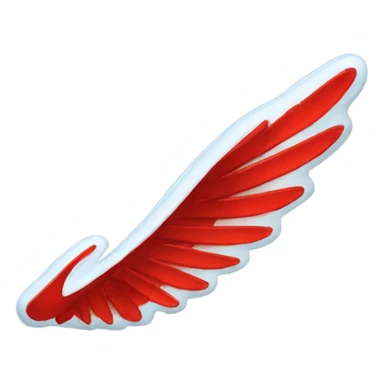 track spikes with wings sticker