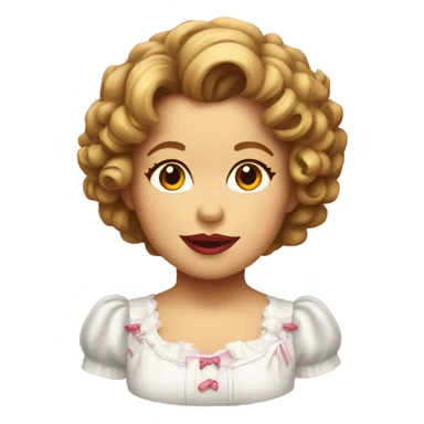 shirley temple  sticker