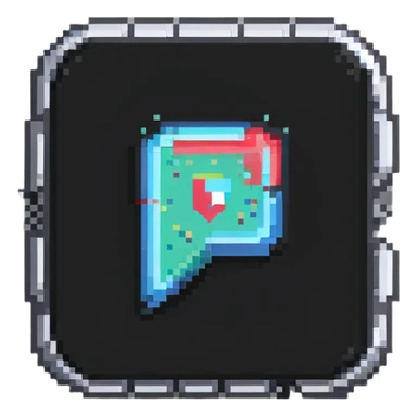 YouTube creator badge with silver play button and pixel art details sticker
