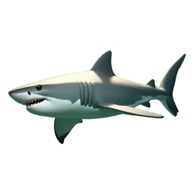Shark in the woods sticker