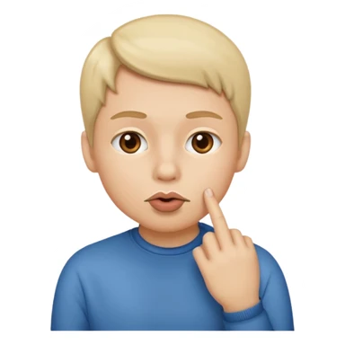 shhhhhh question mark sticker