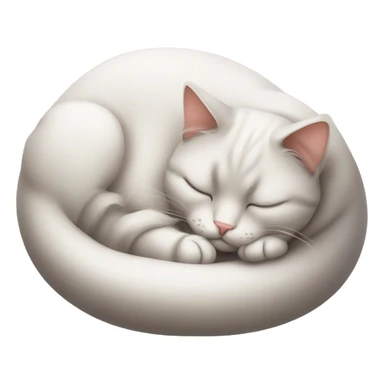 Cat napping sticker
