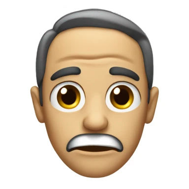 shaking head disapprovingly  sticker