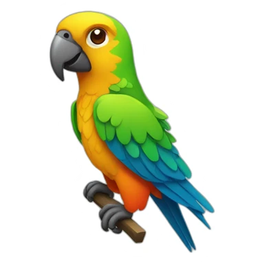 party parrot + ios developer sticker
