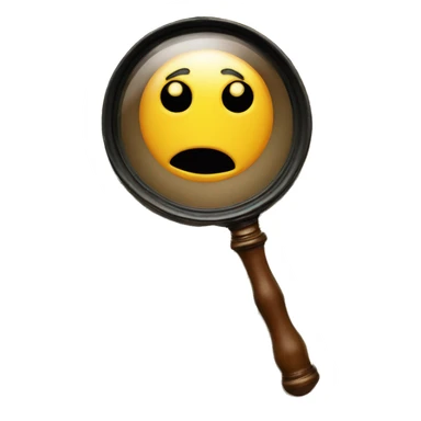 vintage book with magnifying glass sticker