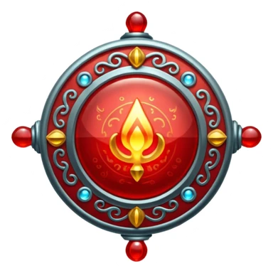 magical artifact red sticker