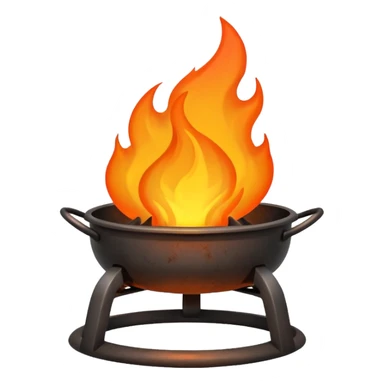 kettele with bottom fire sticker