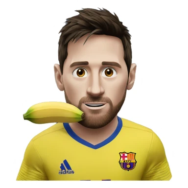 Messi mange des bananes  sticker