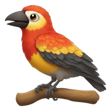 Pájaro loco sticker