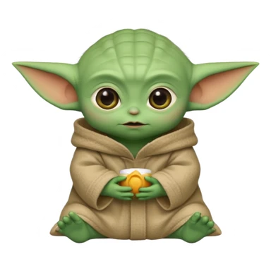 baby yoda, cute sticker