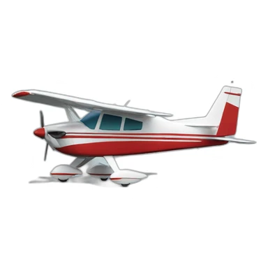 Real airplane cessna modelo 182 sticker