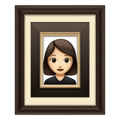 photograph in a picture frame sticker