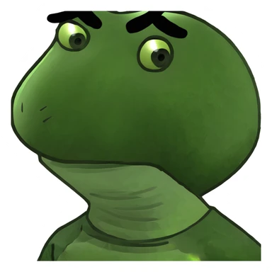 Fat red head girl with bangs sticker