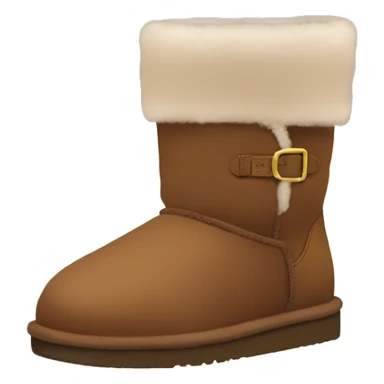 Brown ugg boots sticker
