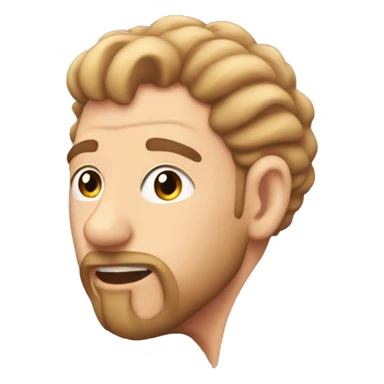 Hairy ear lobe sticker