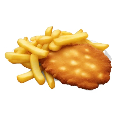 Schnitzel with mìpommes sticker