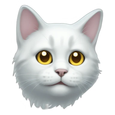 ghost cat sticker
