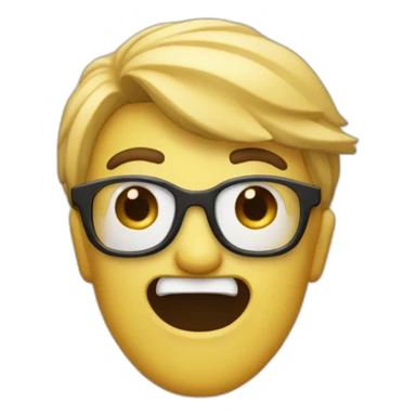 Main devant la bouche sticker