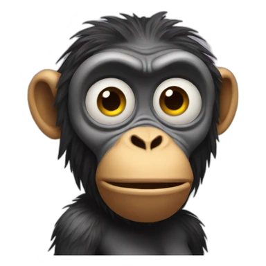 hypnotized ape sticker