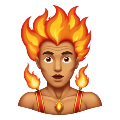 Vintage circus fire breather sticker