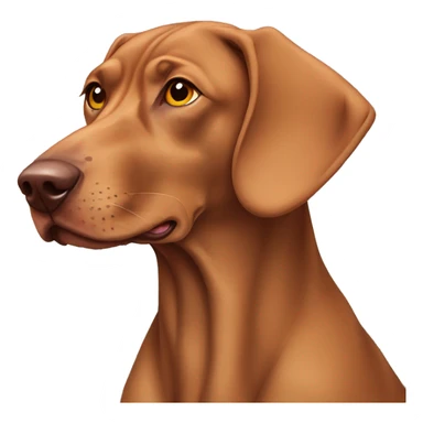 Hungarian viszla dog sticker