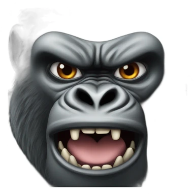 Angry gorilla sticker