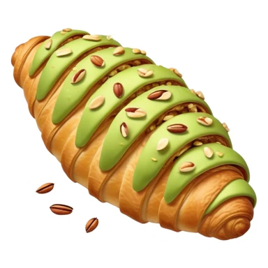 pistachio croissant  sticker
