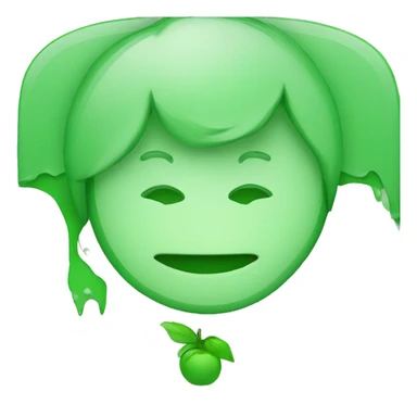 a calendar emoji, green sticker
