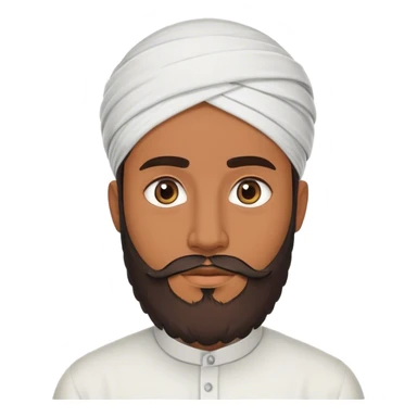 27 year old Muslim man with beard. Pakistani  sticker