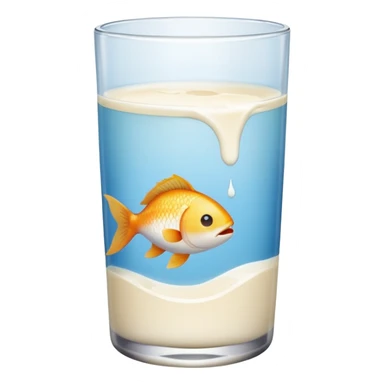 fish and mil sticker