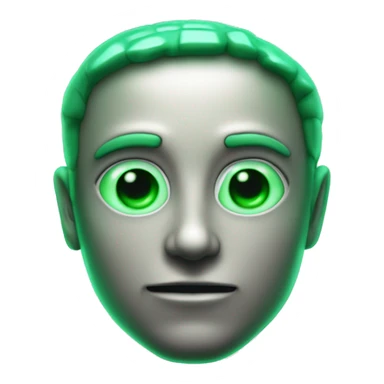 A mysterious shining omnious element named "IMPLOSIONITE" Shining in neon green beautiful Looking Like  Emerald sticker