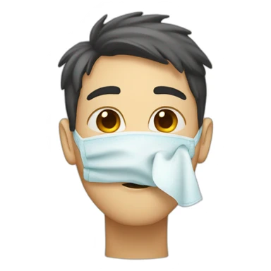 runny nose sticker