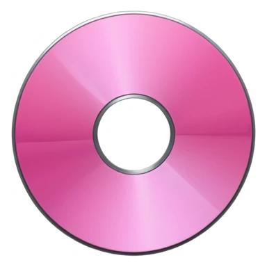 Pink CD sticker