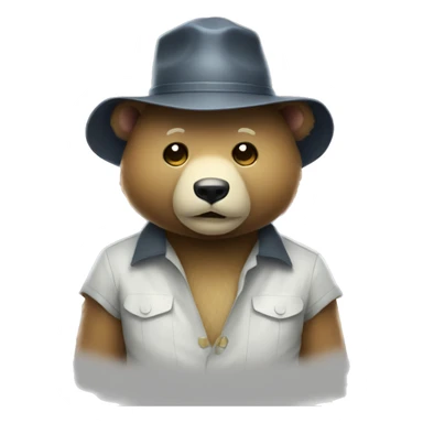 Rirakuma with hat sticker