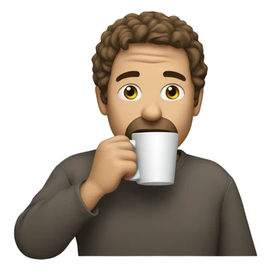 Dave blunts sipping the cup sticker