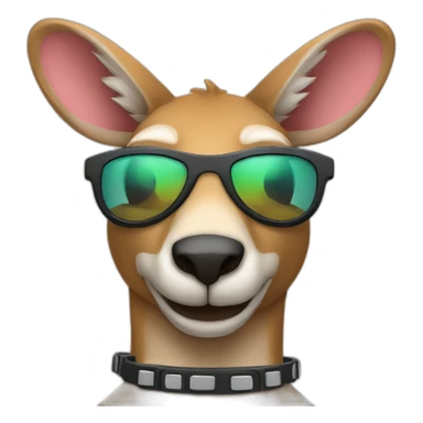 electronic festival kangaroo sticker