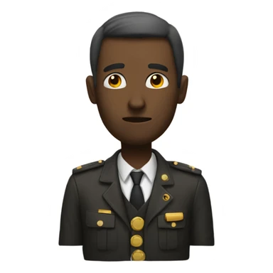 Man who uses a bullet thing to help him think sticker